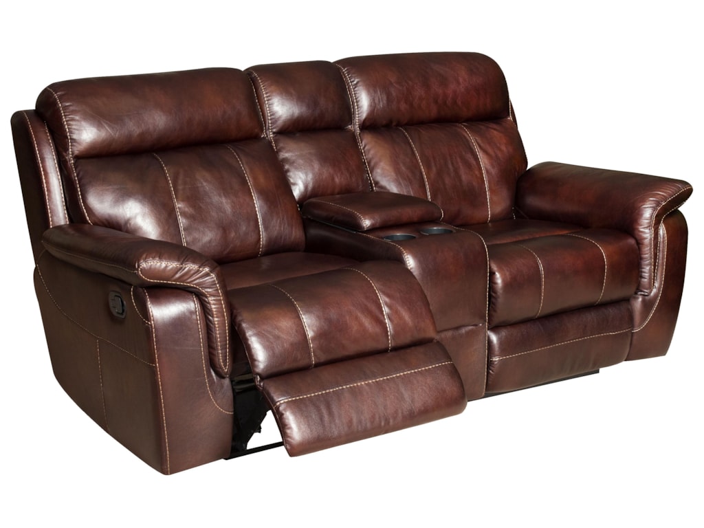 Corinthian 862Reclining Console Loveseat