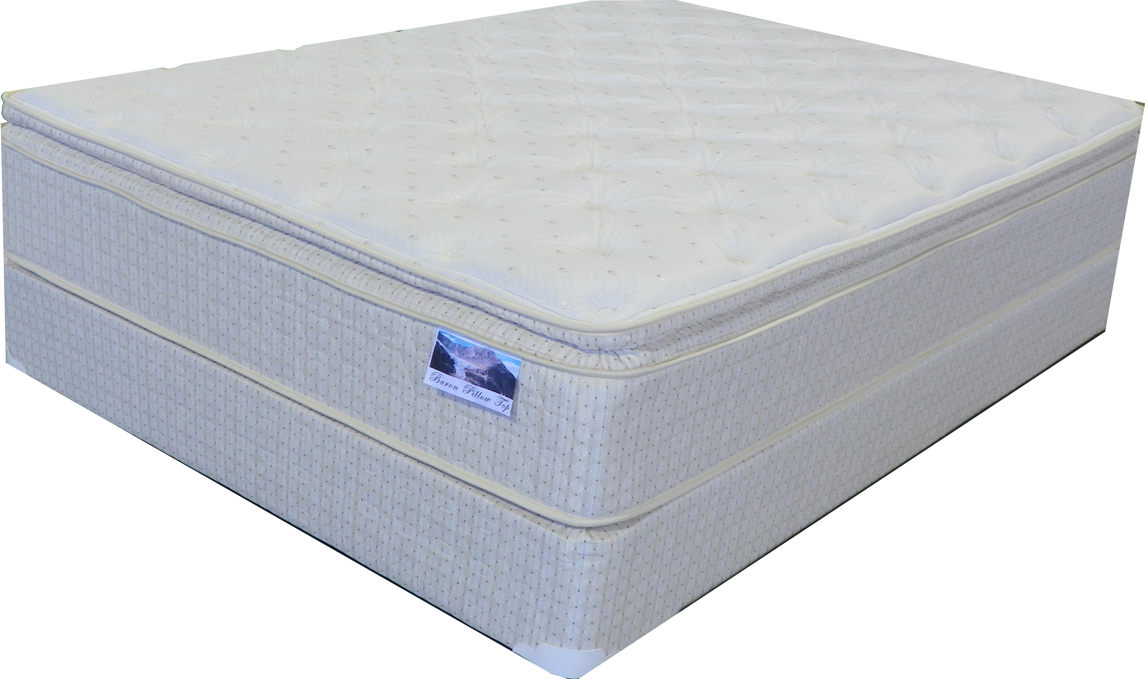 Corsicana Baron Queen Pillow Top Mattress And Box Spring Sparks