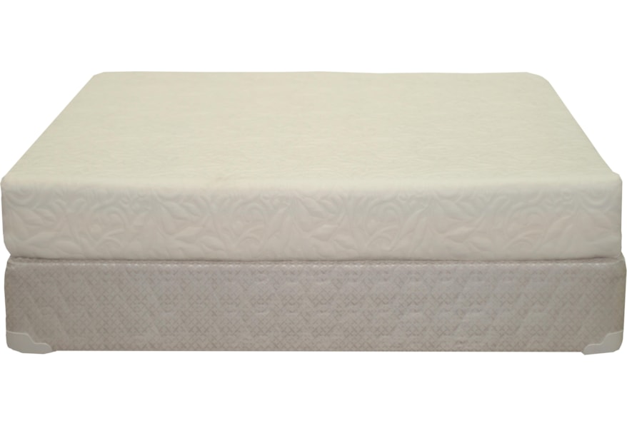 Corsicana Visco Twin Plush 8 All Foam Mattress Foundation Visco Twin Plush 8 All Foam Mattress