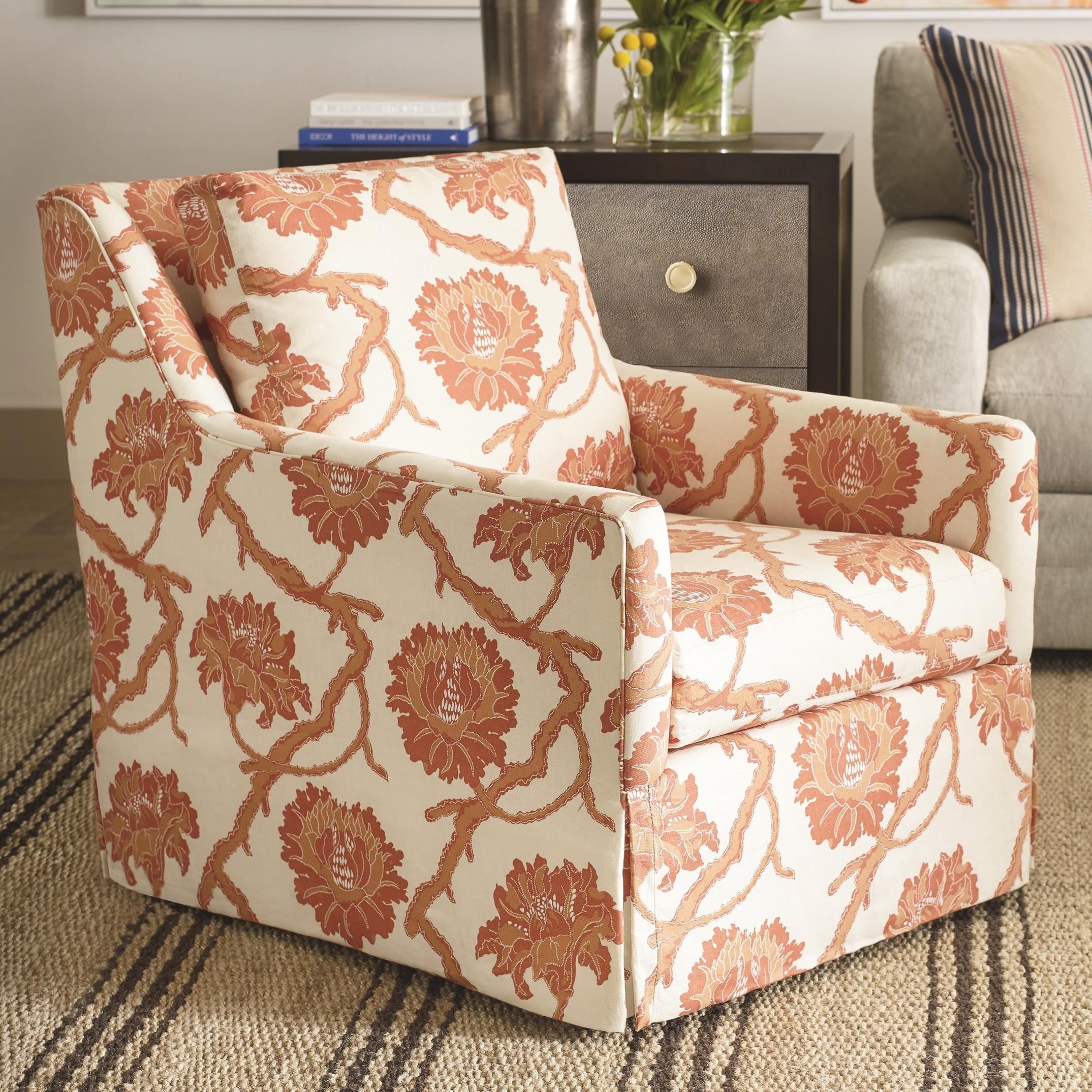 C R Laine Accents Jennifer Skirted Chair Jacksonville Furniture Mart Upholstered Chairs