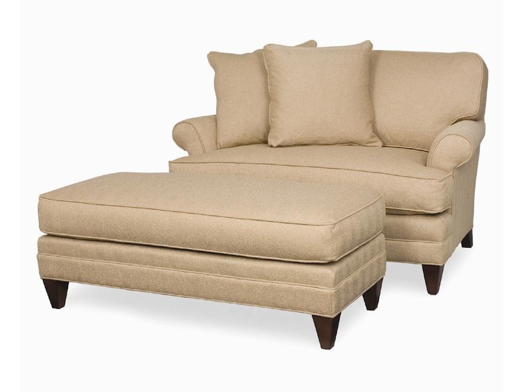 C.R. Laine KleinChair-and-a-half & Ottoman