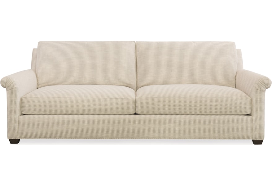 C R Laine Paige Transitional Two Cushion Sofa Jacksonville Furniture Mart Sofas