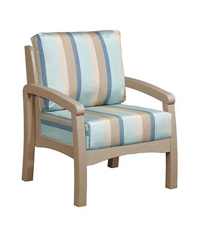 C R Plastic Products Bay Breeze Dsf161 07 Dsc161 58039 Patio Chair With Cushion Dunk Bright Furniture Outdoor Chair