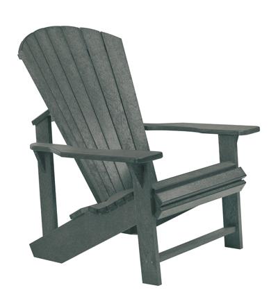 C R Plastic Products Adirondack C01 18 Adirondack Chair Slate Dunk Bright Furniture Outdoor Chair