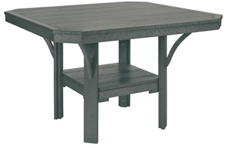 C R Plastic Products St Tropez T35 18 Outdoor Square Dinner Table Becker Furniture Outdoor Dining Table