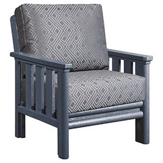 C R Plastic Products Stratford Ds Outdoor Lounge Chair With Seat