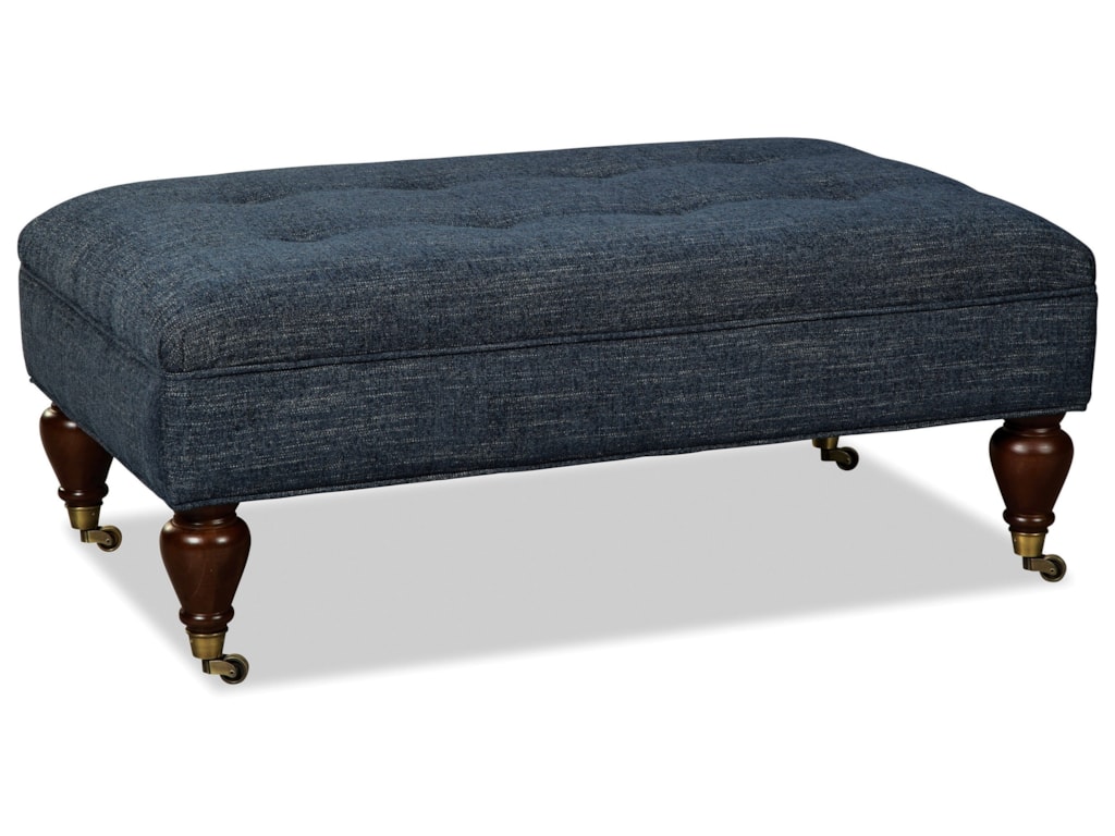 Craftmaster 075300ottoman w casters