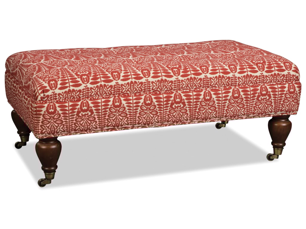 Craftmaster 075300ottoman w casters