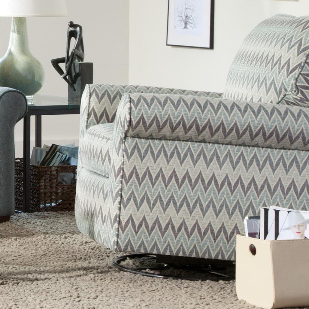 Craftmaster 075610 075710 075710sc Casual Swivel Chair Dean