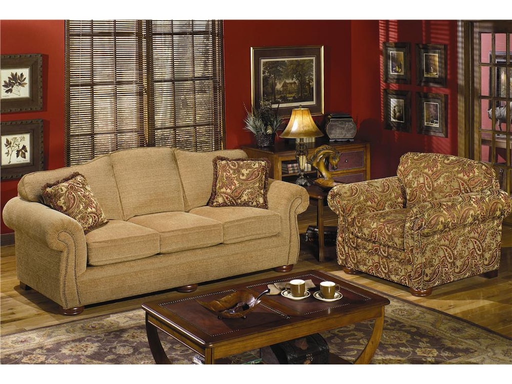 2675 Camelback Sofa With Regular Br Nails By Craftmaster At Dean Bosler S