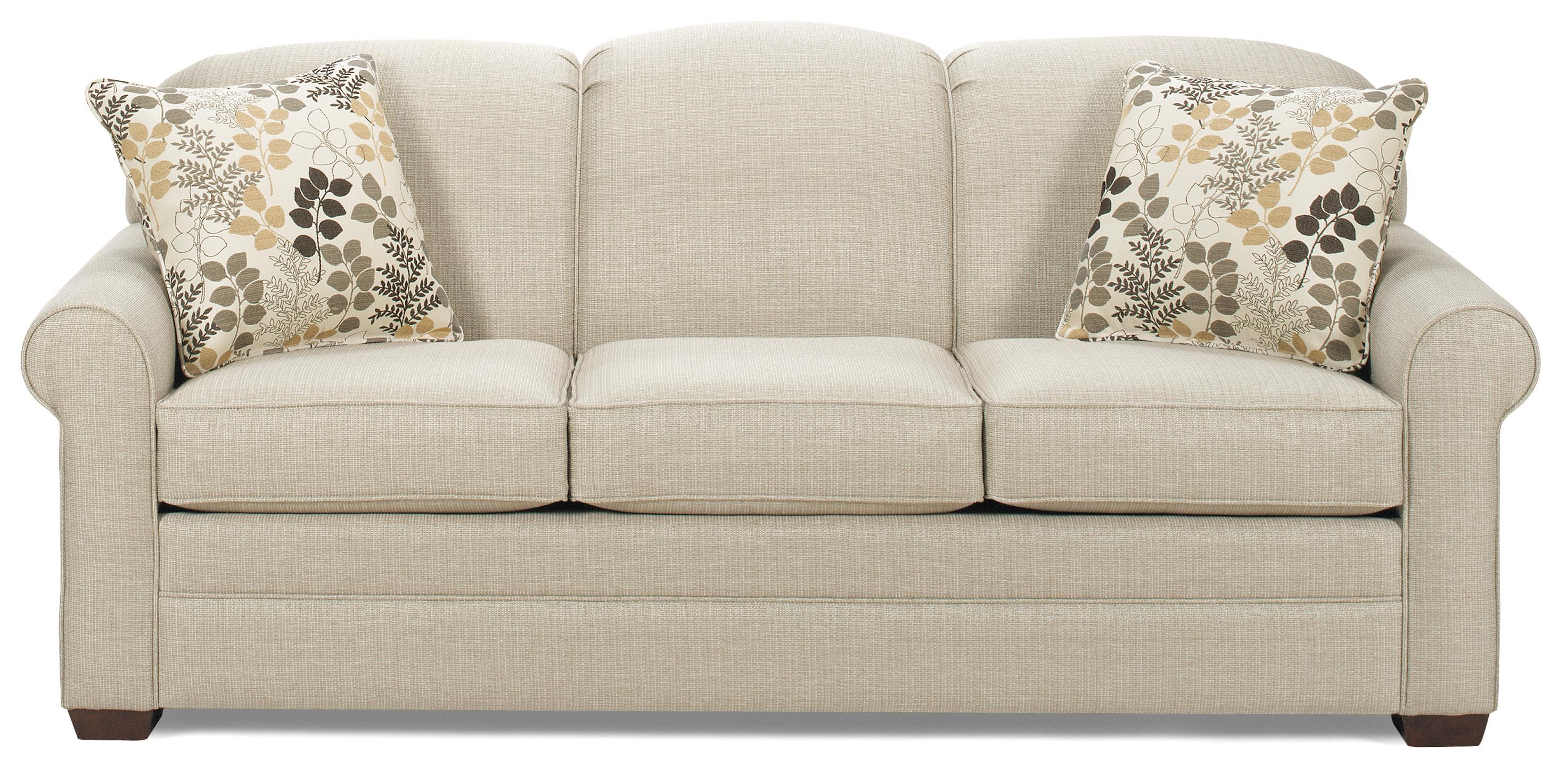 Craftmaster 7185 718550 Casual Stationary Sofa With Sock Arms And