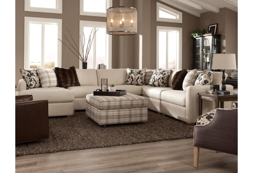 5 Piece Sectional Sofa With Chaise Sectional Sofa Decor Living Room Sectional Sectional Sofas Living Room