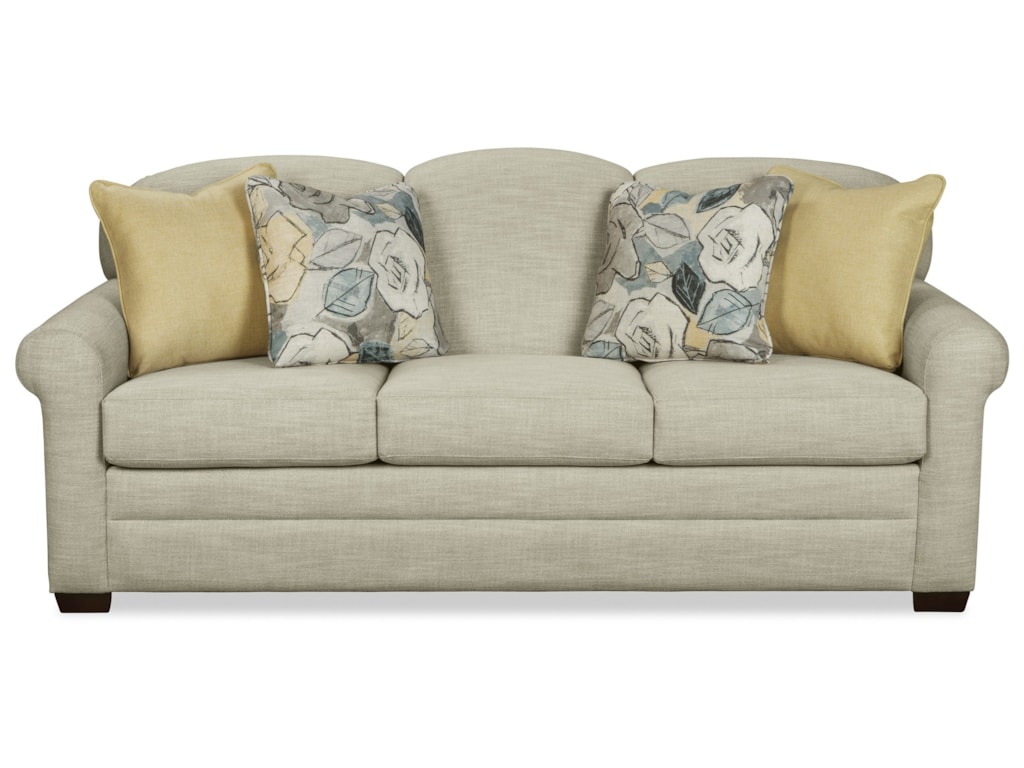 Craftmaster 778450 98 Camelback Sleeper Sofa With Queen Craftmaster 778450queen Sleeper Sofa W Memoryfoam Mattress
