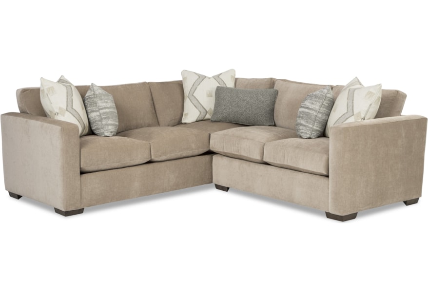 Craftmaster 792750bd Contemporary 2 Piece Sectional With Laf