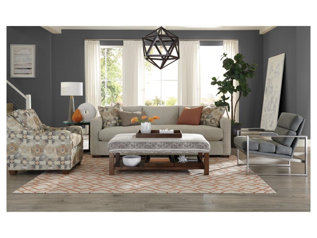 Craftmaster 792750BDBench Cushion Sofa