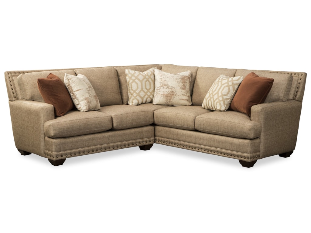 Craftmaster 793651 Transitional 4 Seat Sectional Sofa With Craftmaster 793651 Transitional 4 Seat Sectional Sofa With