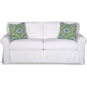 Craftmaster 9228 922850 98 Cottage Style Slipcover Sleeper Sofa