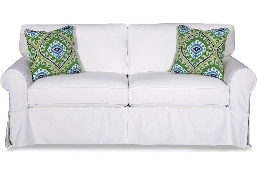 Craftmaster 9228 922850 98 Cottage Style Slipcover Sleeper Sofa