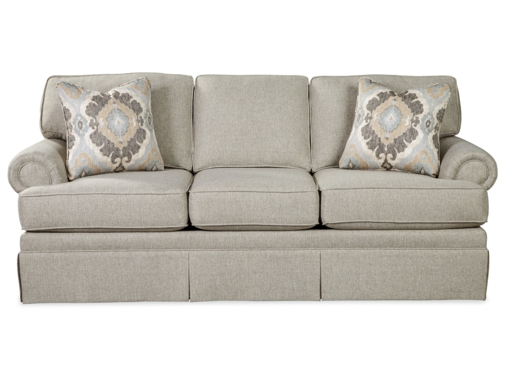 Craftmaster 981550 981550 Traditional Skirted Sofa Dean Craftmaster 981550 981550 Traditional Skirted Sofa Dean