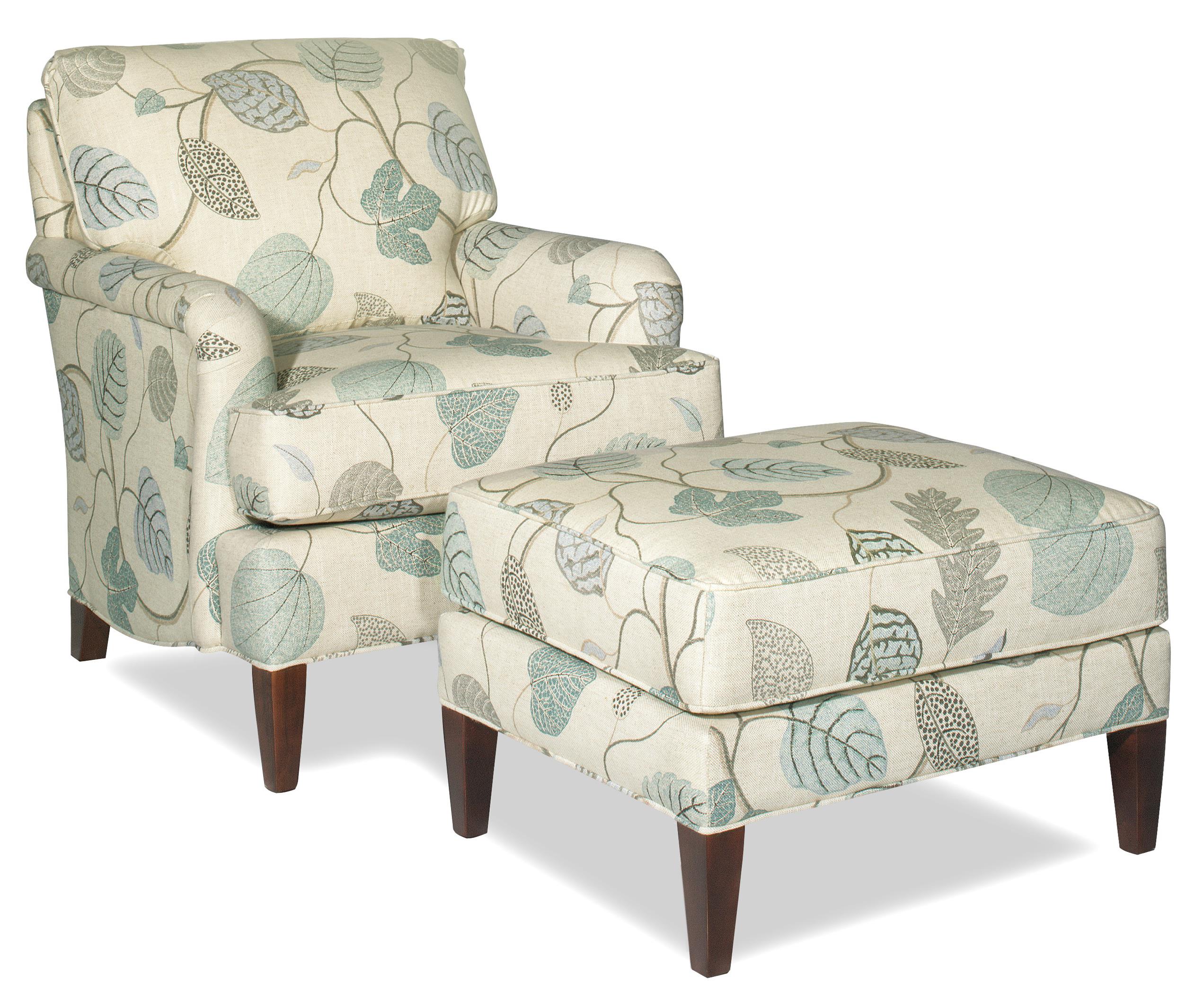 accent chair with ottoman