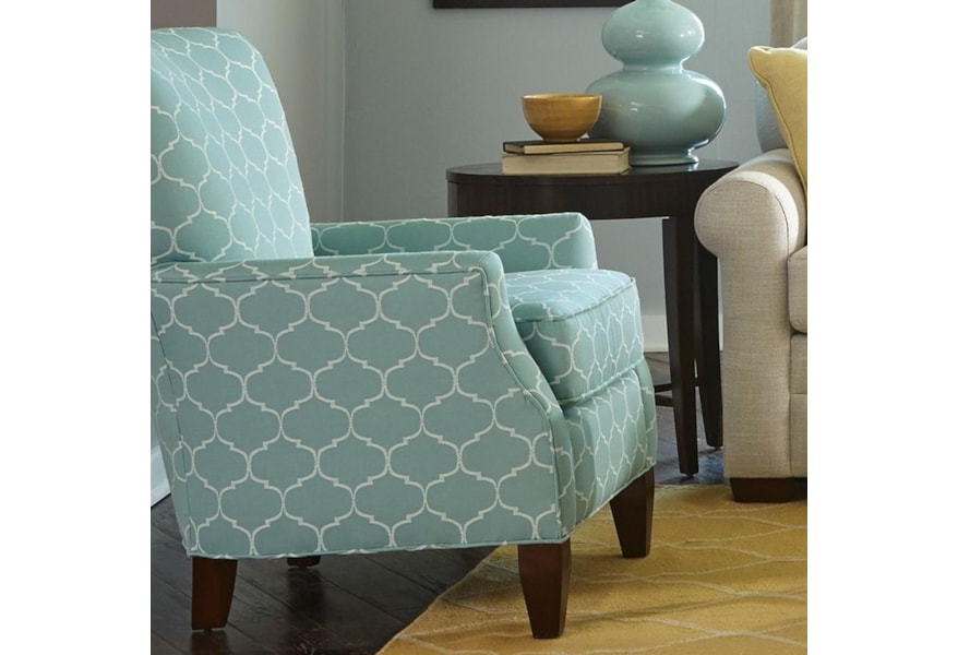 Craftmaster Accent Chairs 034710 Contemporary Chair With Flair Tapered Arms Hudson S Furniture Upholstered Chairs