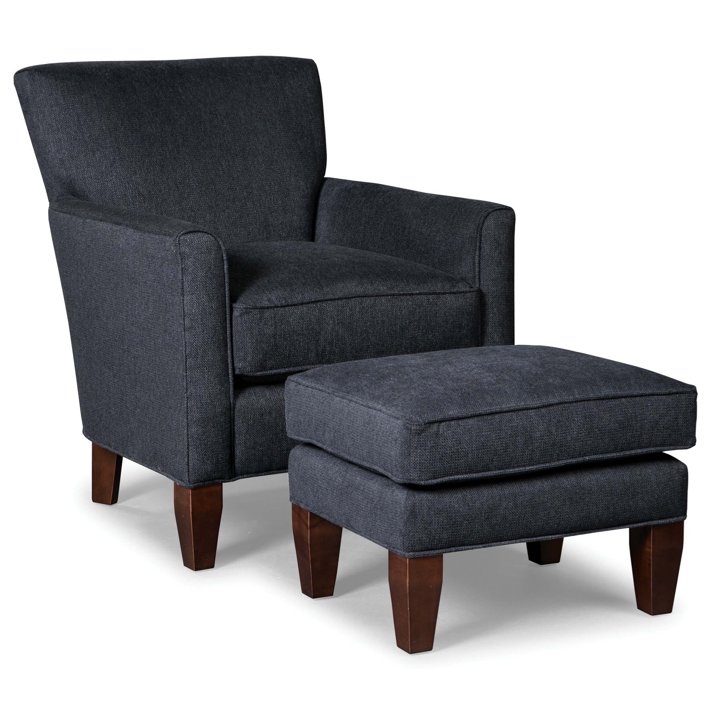 accent chair with ottoman