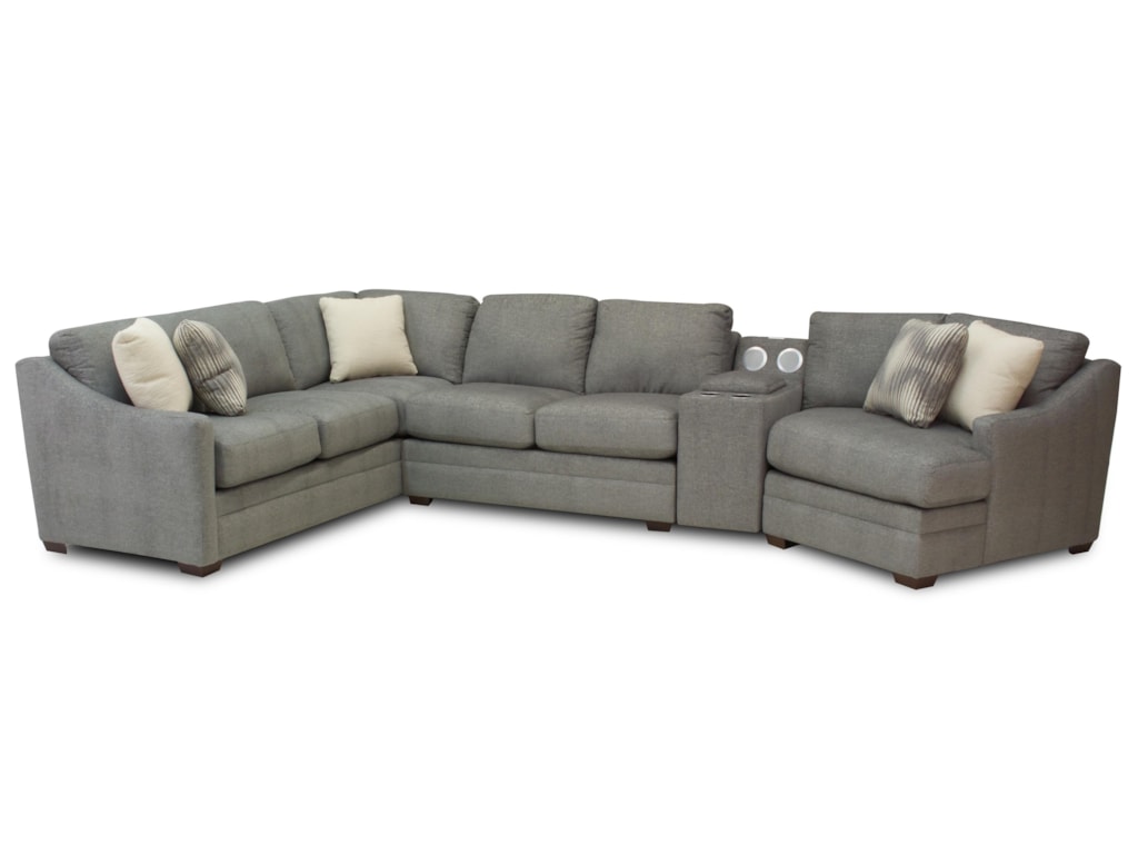 Hickory Craft Austin 4 Piece Sectional Ruby Gordon Home Hickory Craft Austin4 Piece Sectional