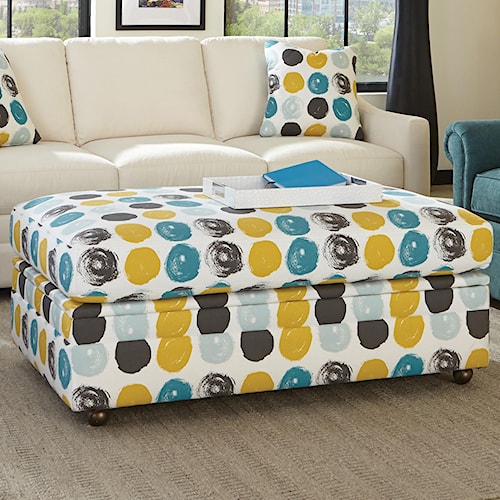Hickory Craft F9 Custom Collection Customizable Storage Ottoman With Hickory Craft F9 Custom Collection Customizable Storage Ottoman With Hinge Top