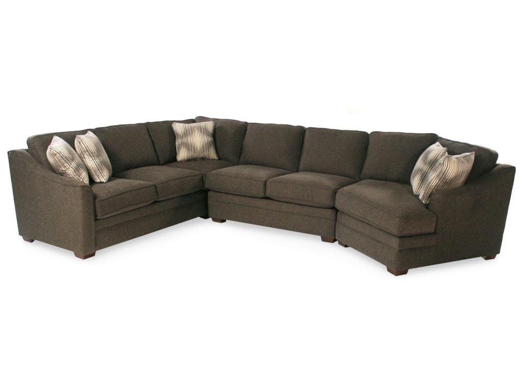 Cozy Life F9 Custom Collection Dancer 3 Piece Sectional W Raf Cozy Life F9 Custom Collectioncustomizable 3pc Sectional Sofa