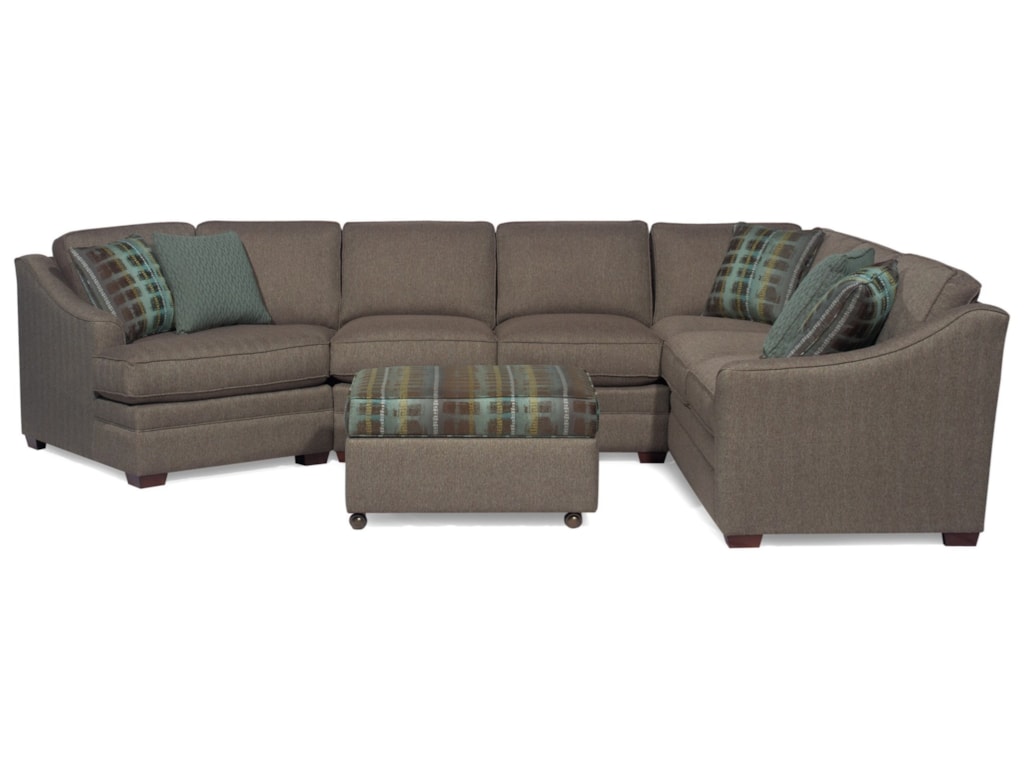 F9 Custom Collection Customizable 3 Piece Sectional With Laf Cuddler By Craftmaster At Stoney Creek Furniture