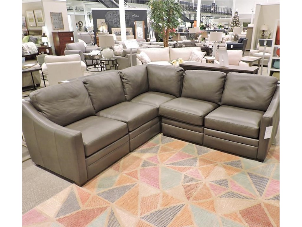Craftmaster L9 Custom Design Options Leather Sectional W