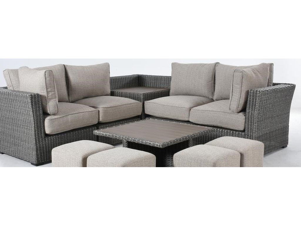 Riversedge 5 Piece Outdoor Sectional Sofa By Main Madison At Morris Home