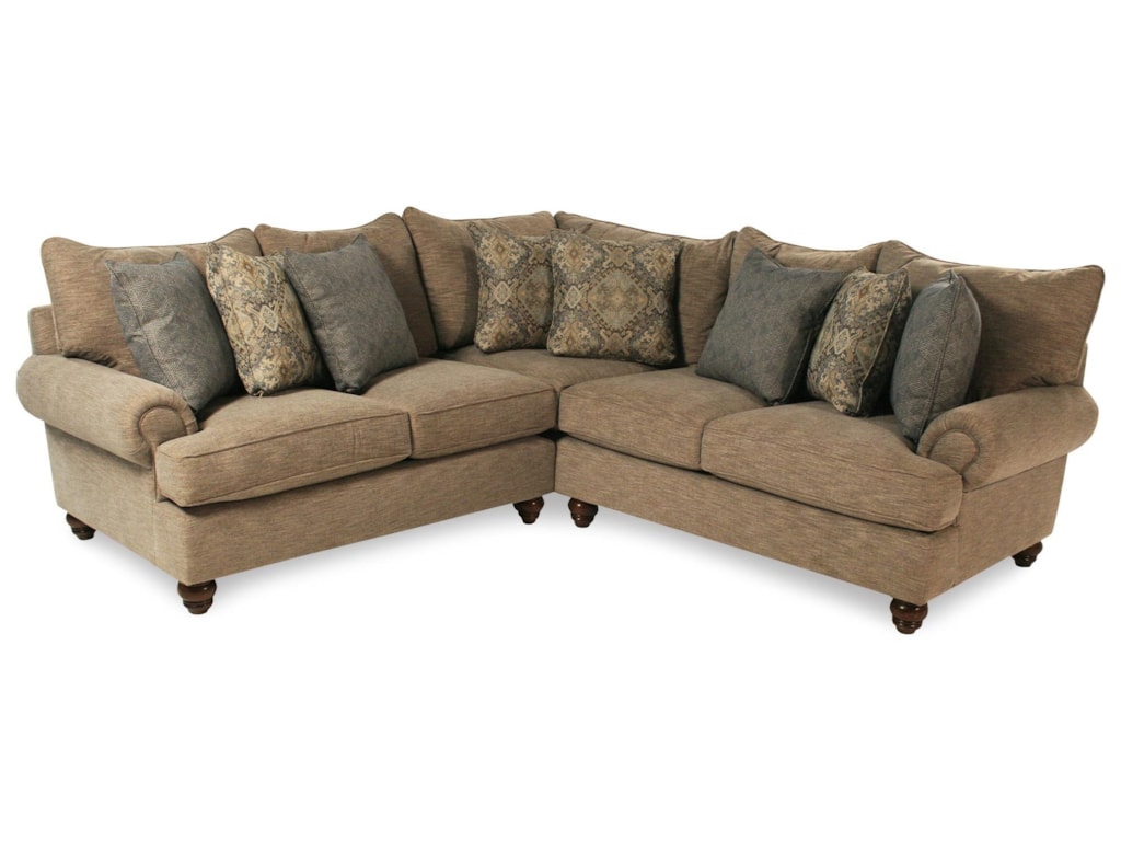 Cozy Life Samantha 2pc Sectional Sofa Rotmans Sofas Samantha 2pc Sectional Sofa By Cozy Life