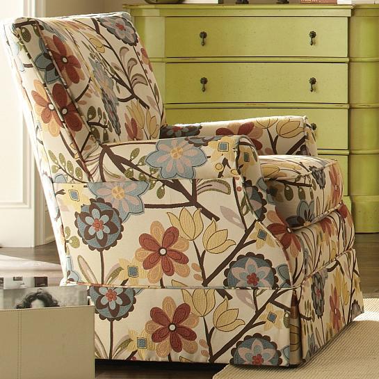 Craftmaster Swivel Chairs 033910sc Transitional Swivel Chair With