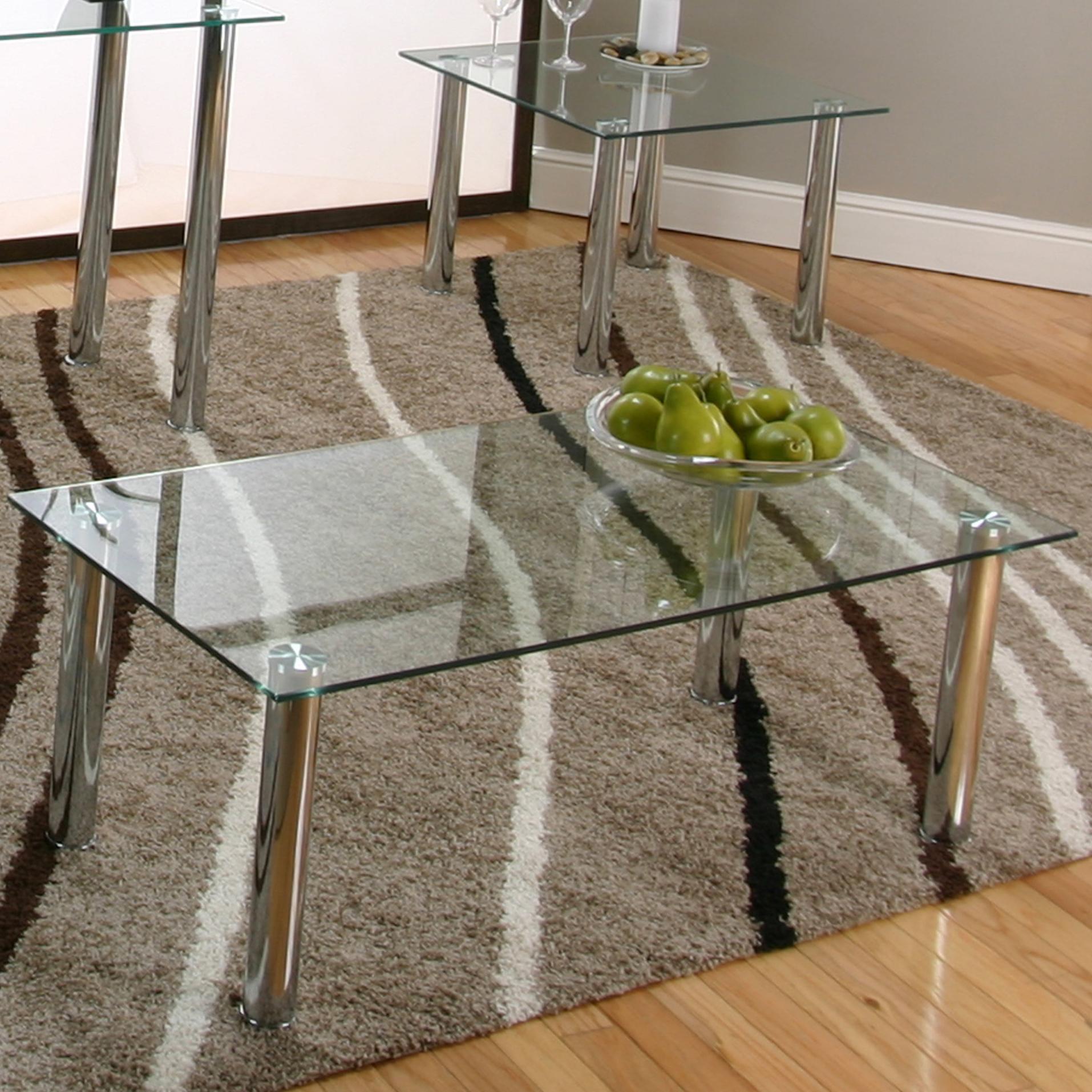 Cramco Inc Contemporary Design Napoli Coffee Table W Glass Top Value City Furniture Cocktail Coffee Tables