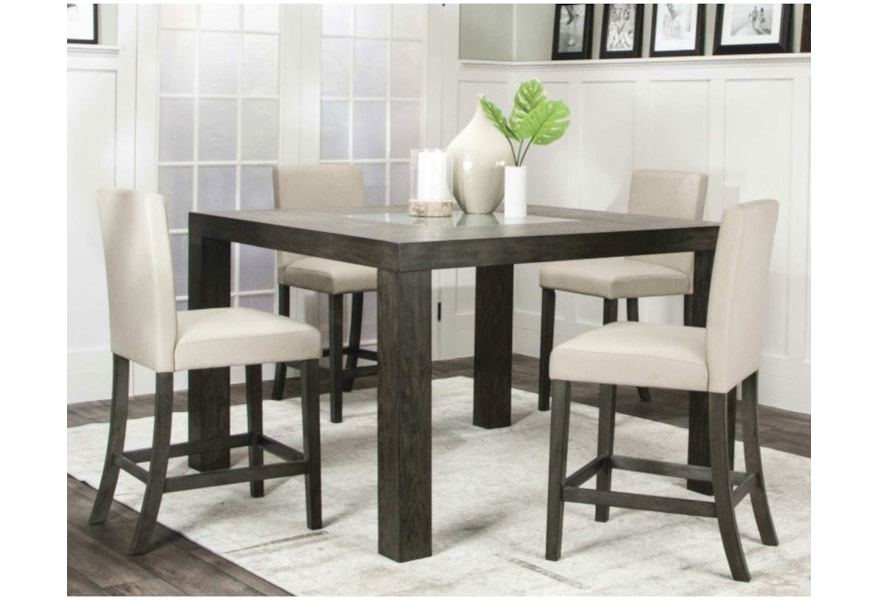 Cramco Inc Cougar Table Chair And Dining Bench Set Nassau