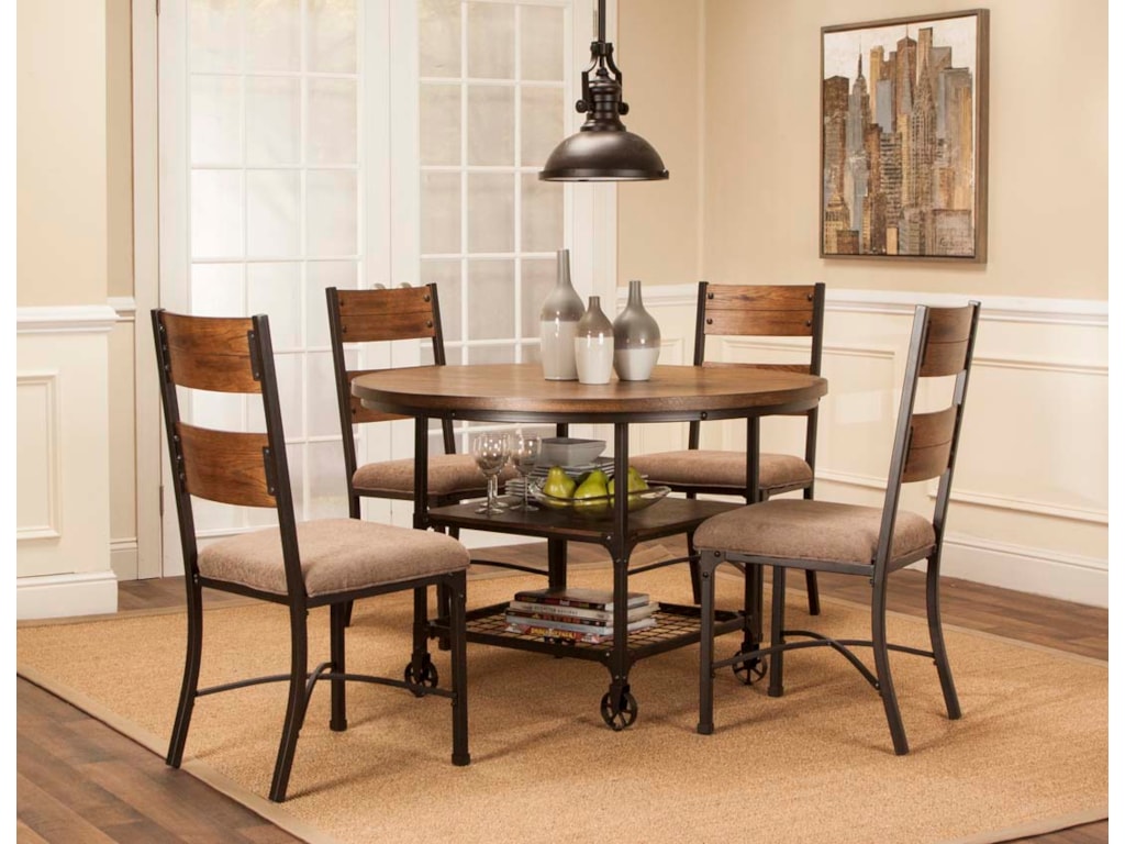 Cramco Inc Craft 5 Piece Metal And Wood Dining Set Royal Cramco Inc Craft 5 Piece Metal And Wood Dining Set