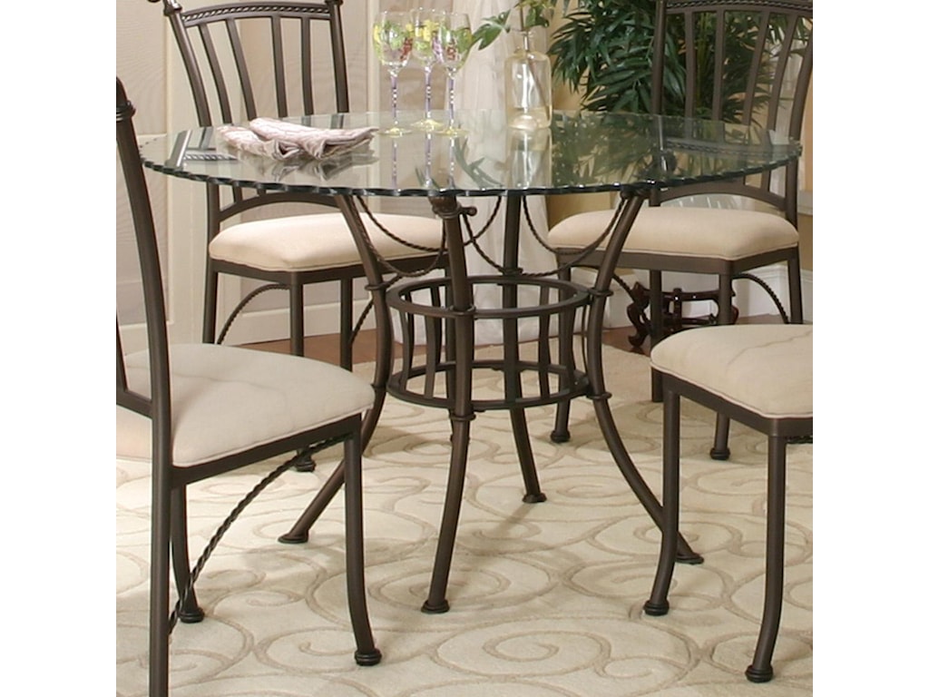 round glass dining table with lazy susan