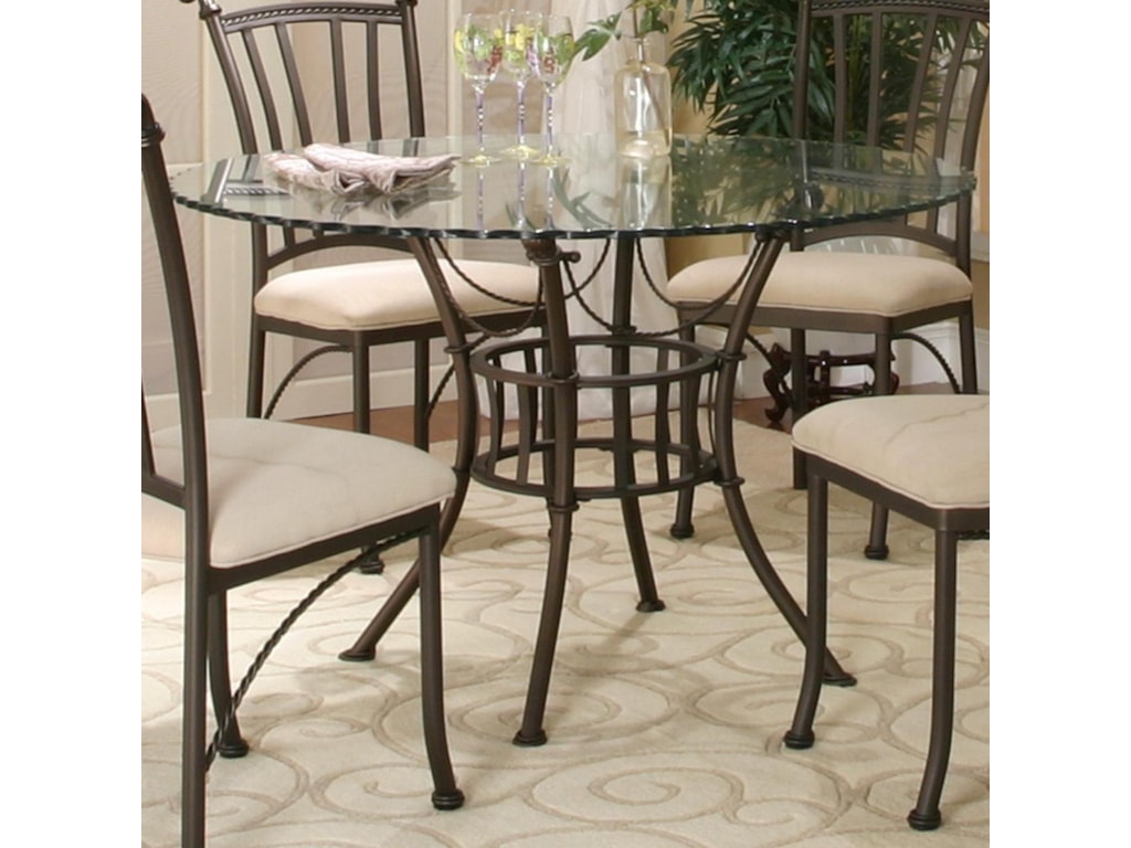Cramco, Inc DenaliGlass Table Top with Molten Earth Base