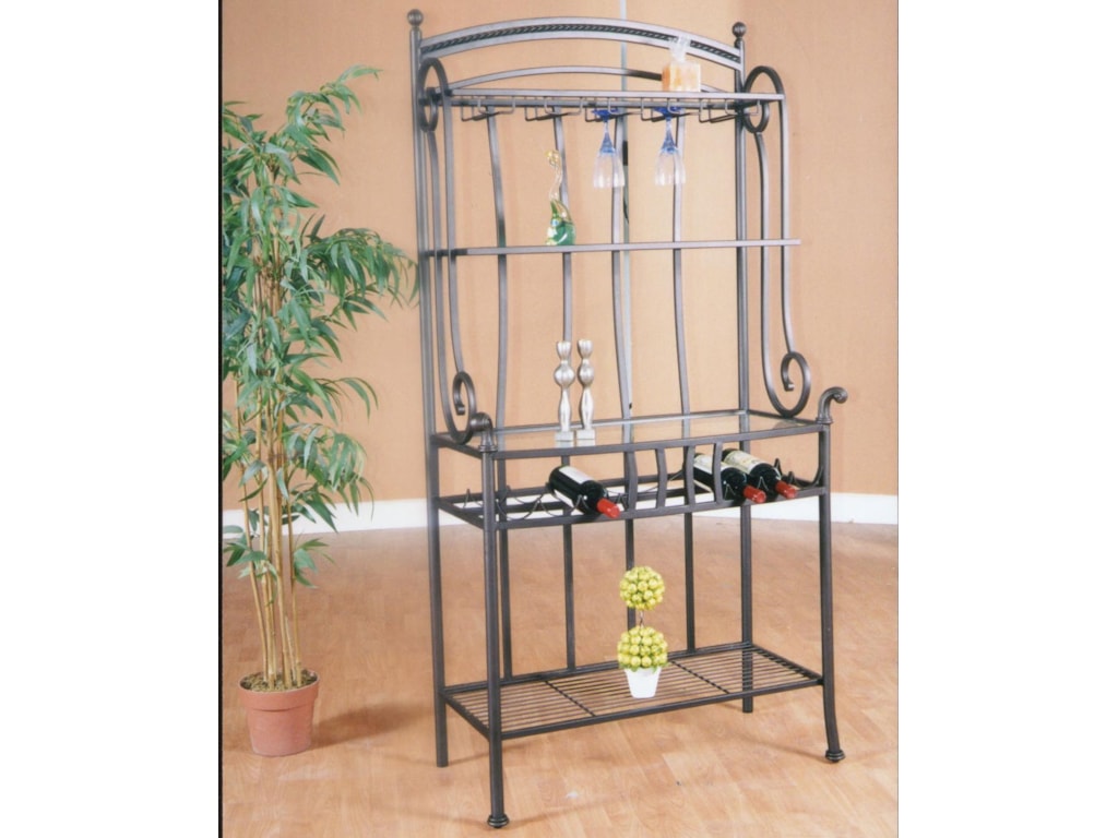 Cramco, Inc DenaliMolten Earth/Glass Baker's Rack