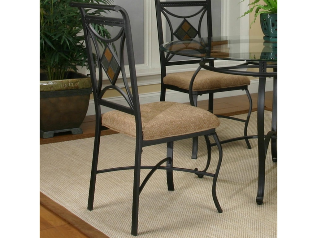 Cramco, Inc Cramco Trading Company - Glendale Espresso/Diamond Wheaten Side Chair