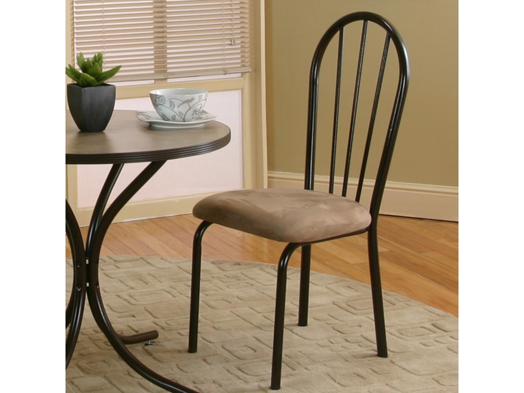 Cramco, Inc LinenJava/Cappacino Microsuede Side Chair