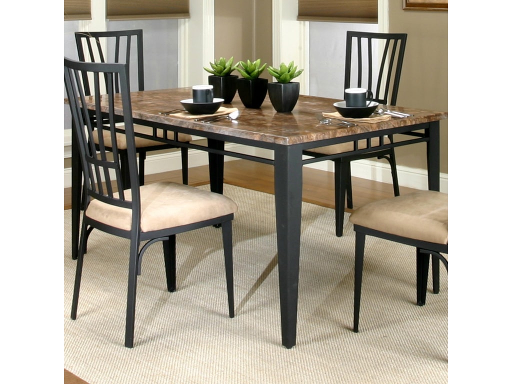Cramco, Inc Cramco Trading Company - LingoRectangular Faux Marble Top Table