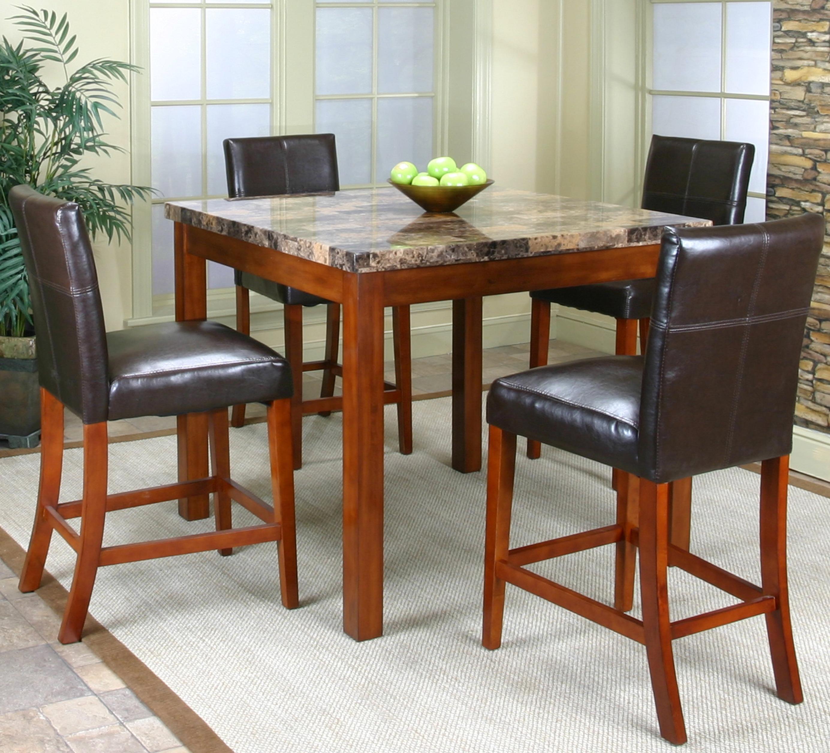 Set Of 4 Bar Stool Pu Leather Modern Dining Chair Counter Kitchen Pub Table Side