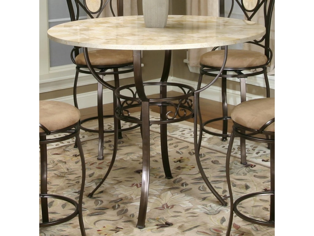 Cramco, Inc Cramco Trading Company - NadiaBronze Counter Height Pub Table