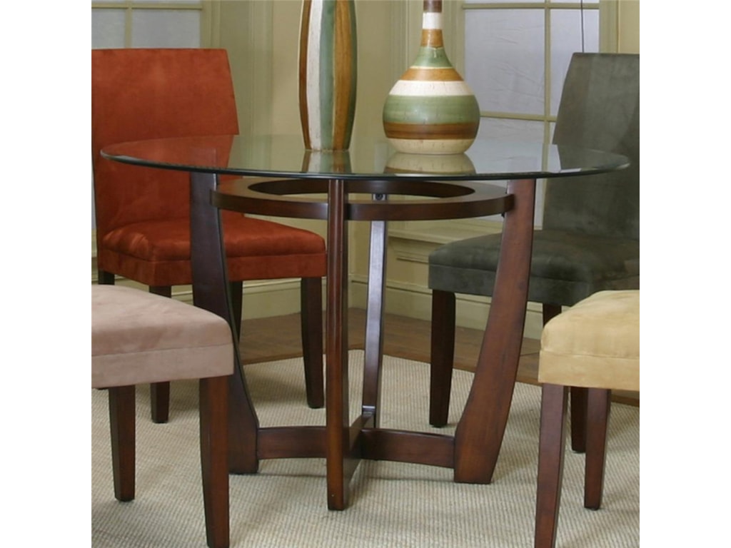 Cramco Inc Contemporary Design Parkwood Round Dining Table With Cramco Inc Contemporary Design Parkwoodround Dining Table