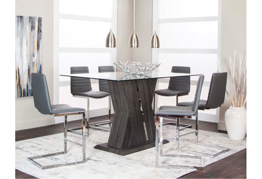 Liberty Furniture Armand 7 Piece Trestle Table Set Zak S Home Dining 7 Or More Piece Sets