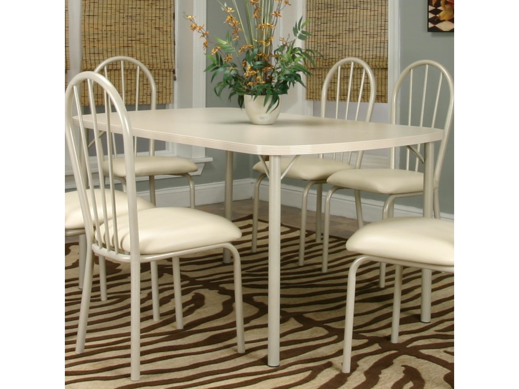 Cramco, Inc TawnyBow-End Almond Top Table