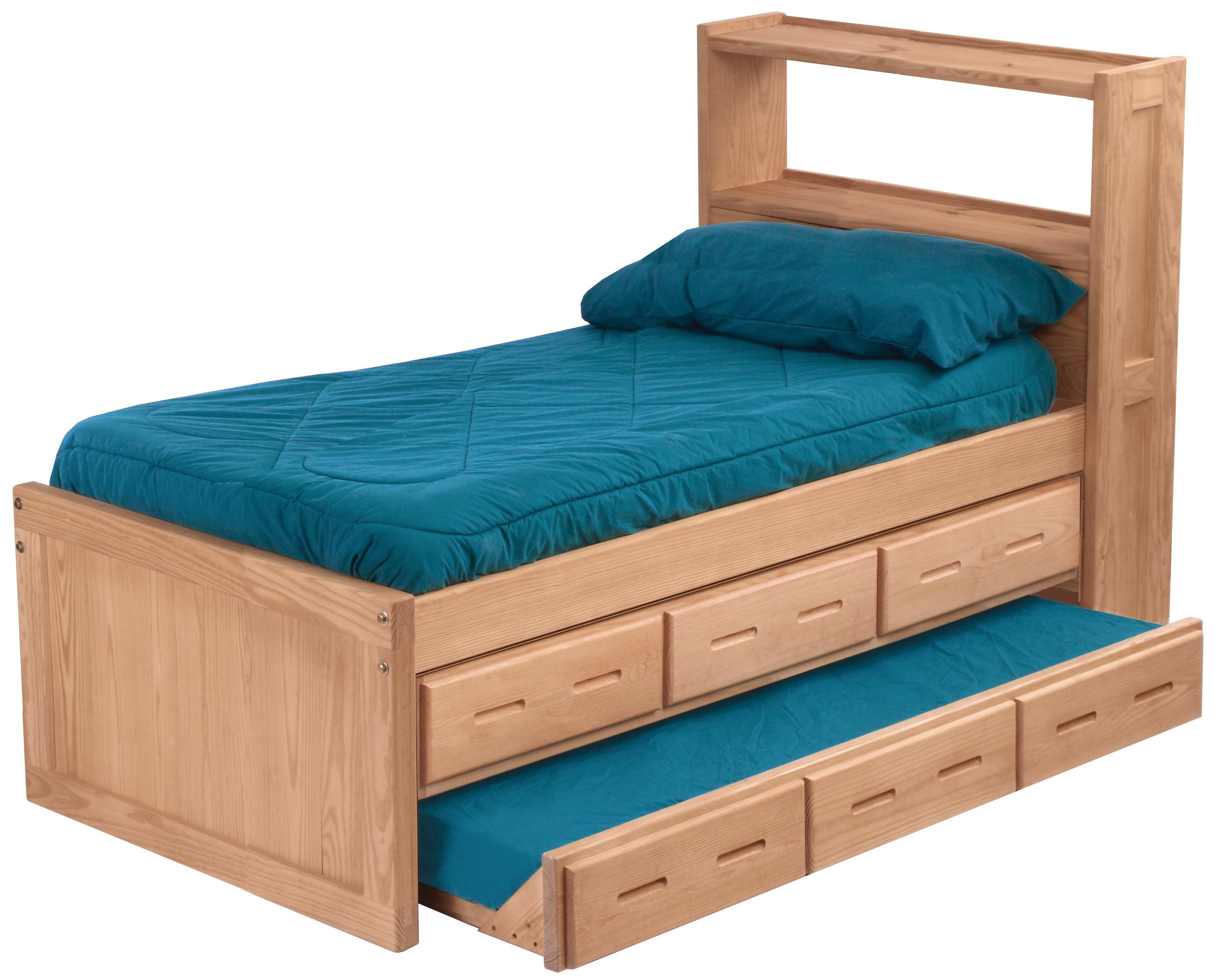 Crate Designs Pine Bedroom Twin Captian S Bed With Headboard