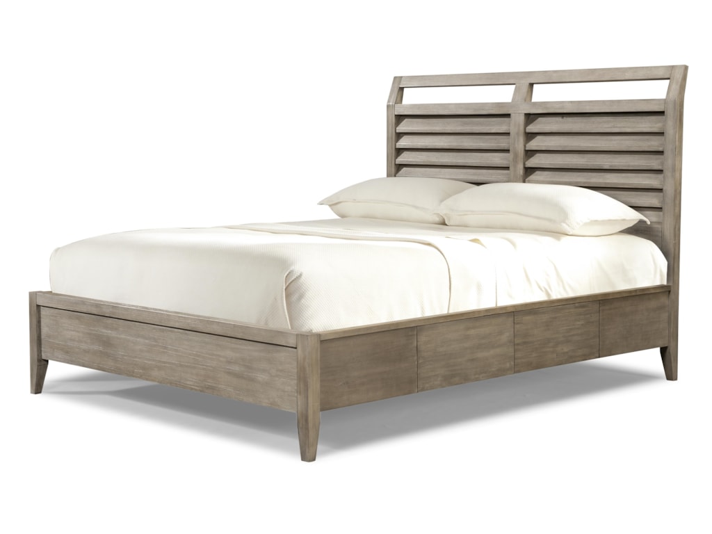 Cresent Fine Furniture Corliss LandingKing Shutter Storage Bed